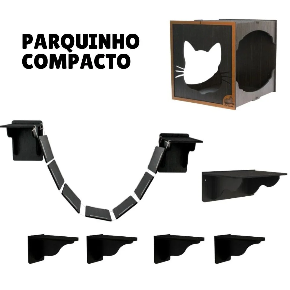 Parquinhos para gatos: o paraíso vertical para o seu felino 5 parquinho para gatos PEQUENO