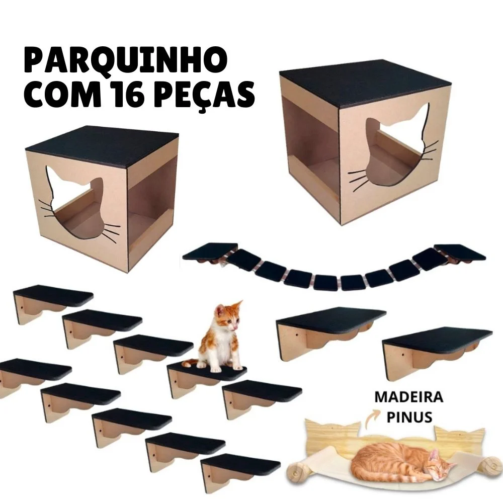 Parquinhos para gatos: o paraíso vertical para o seu felino 8 parquinho para gatos grande 16 pecas
