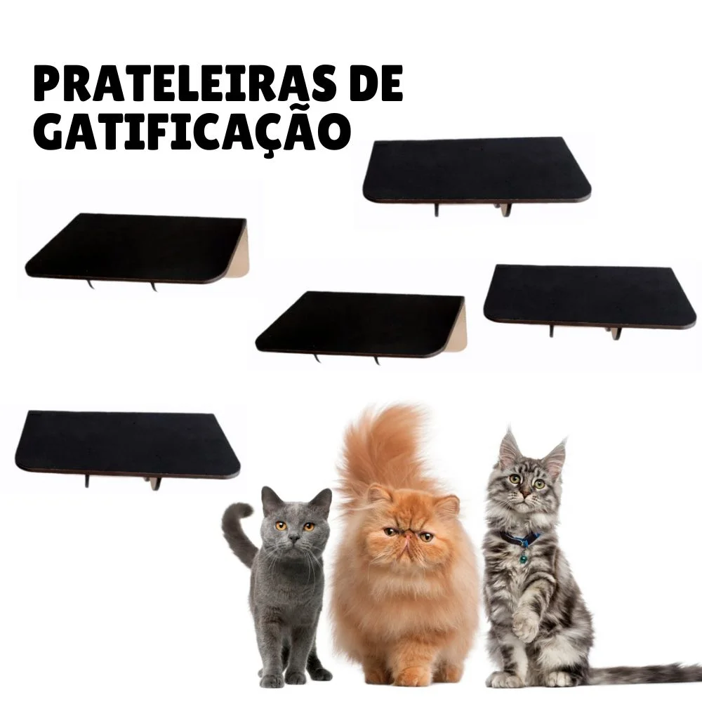 Parquinhos para gatos: o paraíso vertical para o seu felino 10 parquinho para gatos prateleiras gatificacao