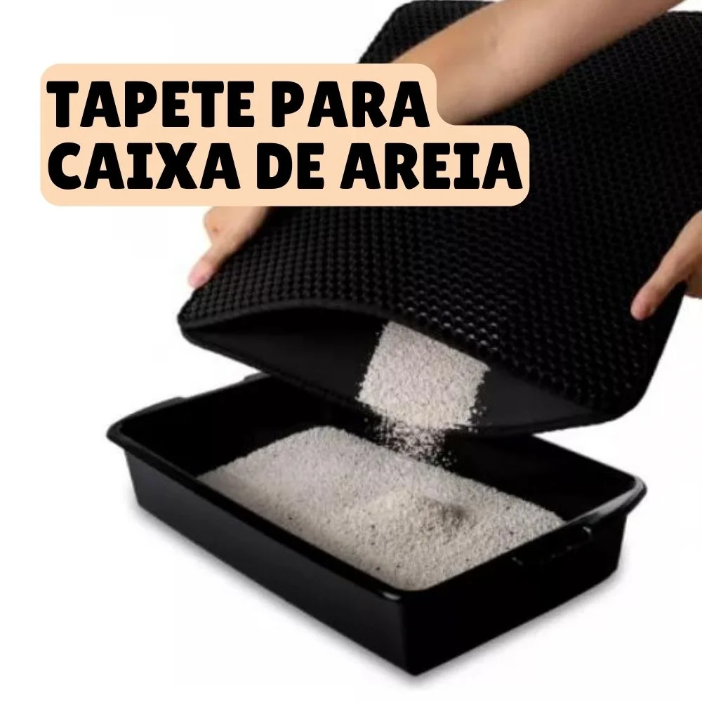 Enxoval para gatos: tudo o que você precisa para receber seu novo amigo felino 16 TAPETE PARA CAIXA DE AREIA