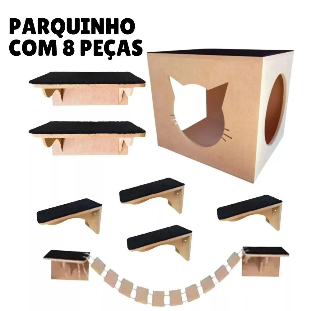 Enxoval para gatos: tudo o que você precisa para receber seu novo amigo felino 28 enxoval para gatos parquinho para gatos playground mdf