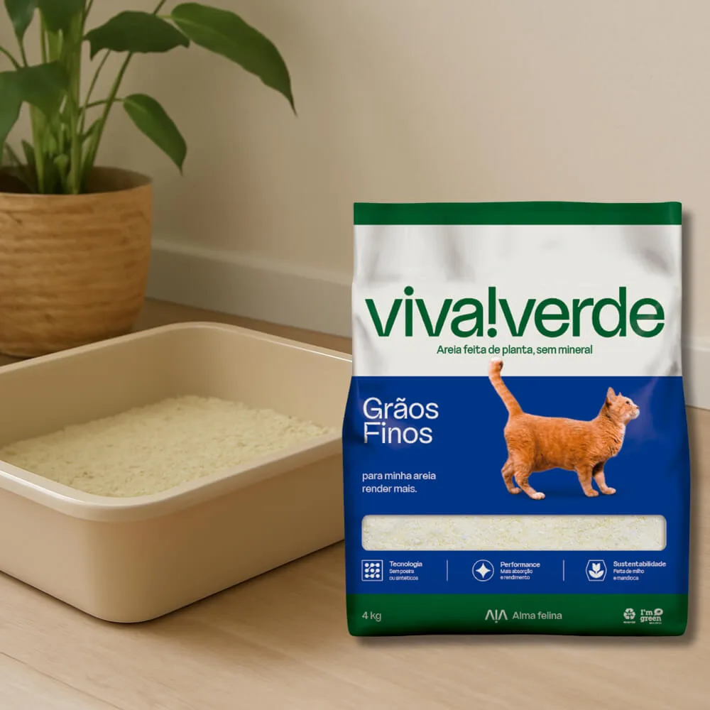 Areia de mandioca para gatos é boa mesmo? Testamos, comparamos e mostramos as melhores opções 4 areia de mandioca para gatos viva verde graos finos