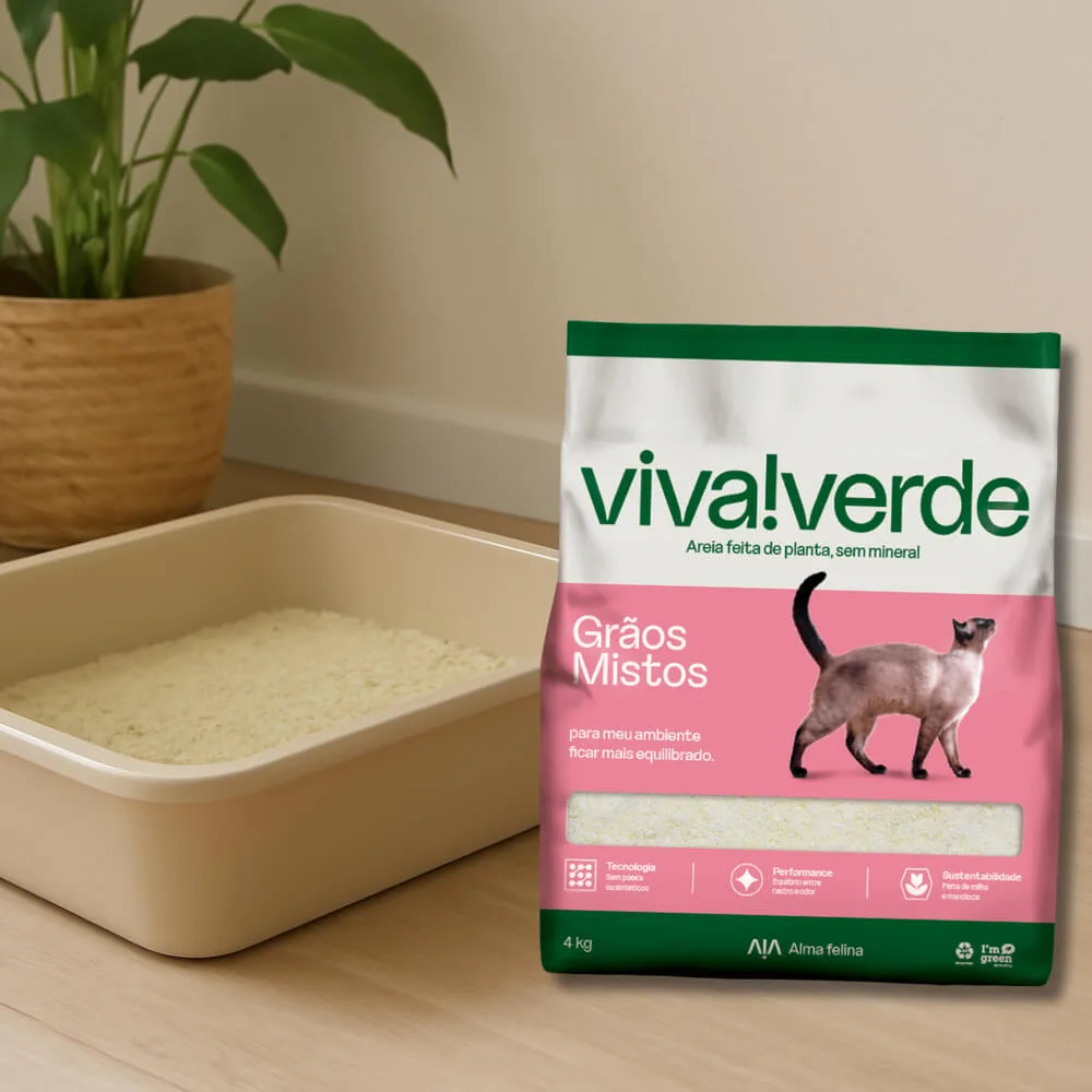 Areia de mandioca para gatos é boa mesmo? Testamos, comparamos e mostramos as melhores opções 3 areia de mandioca para gatos viva verde graos mistos